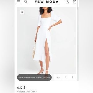 o.p.t. Violetta Midi Dress from FEW MODA size M